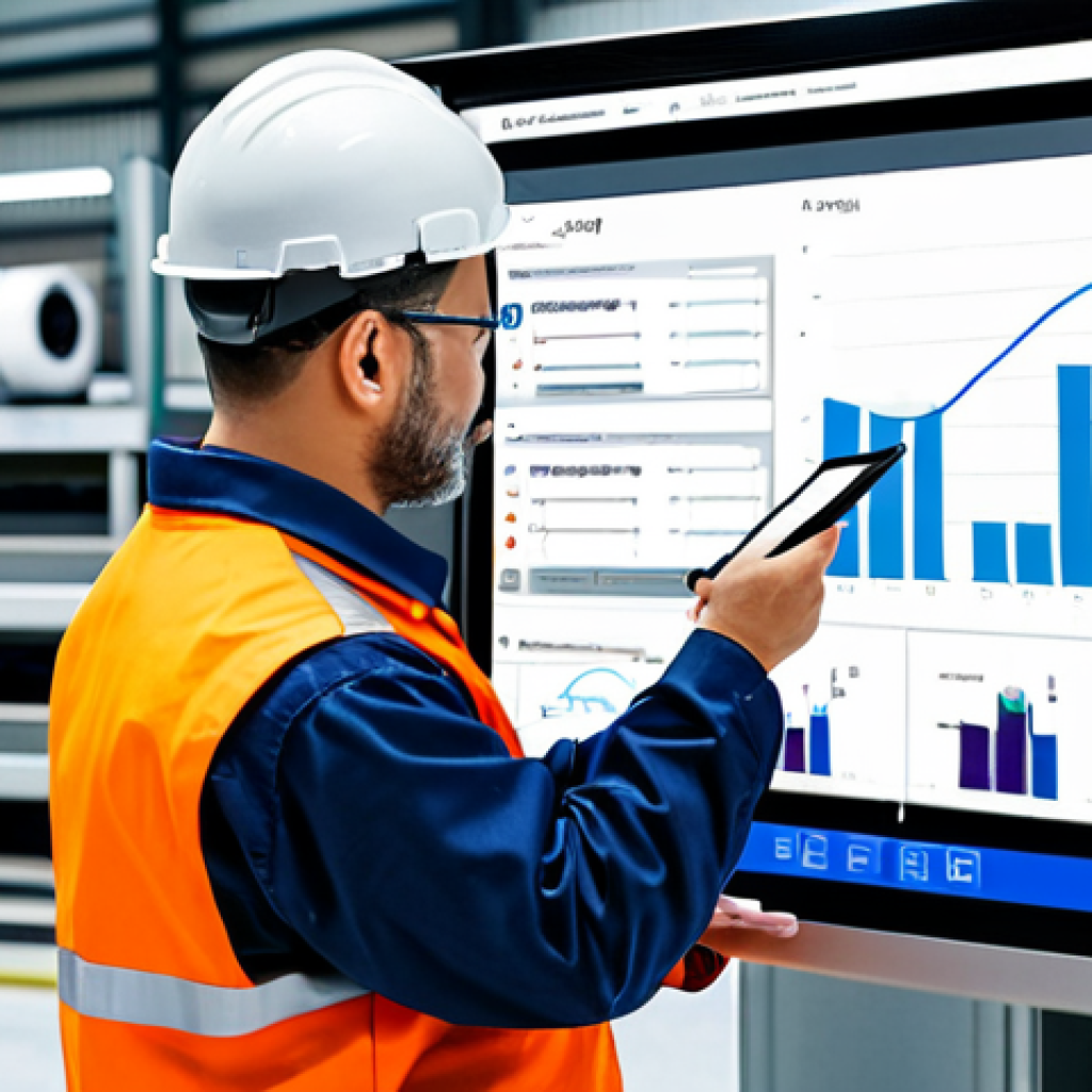 설비 유지보수 직무에서 성장하는 방법 - AI-Powered Predictive Maintenance**

A maintenance technician, fully clothed in appropriate workwear...