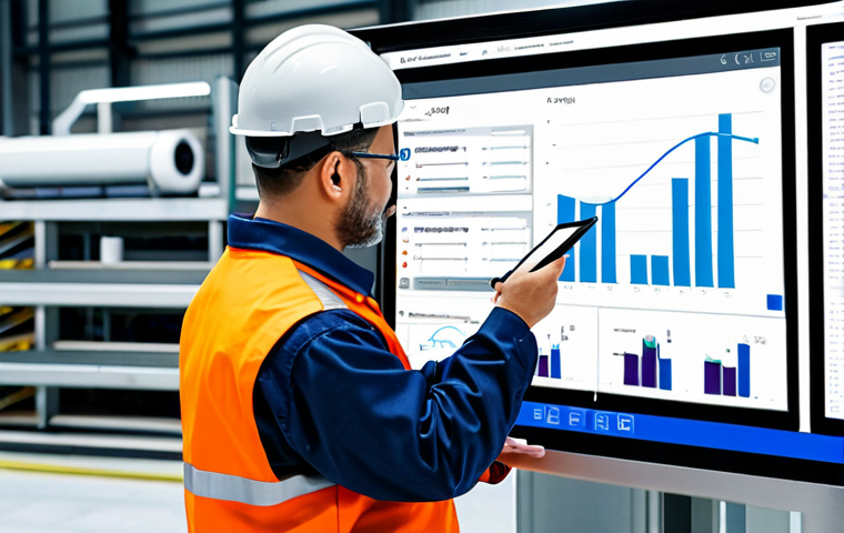 설비 유지보수 직무에서 성장하는 방법 - AI-Powered Predictive Maintenance**

A maintenance technician, fully clothed in appropriate workwear...